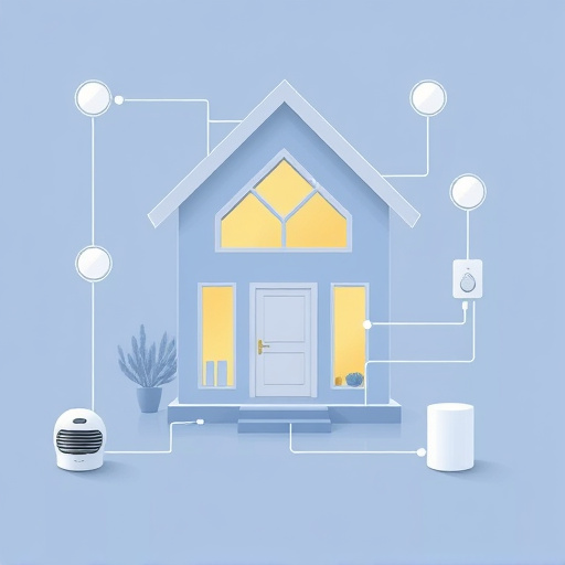 connected smart home with multiple sensors