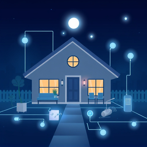 connected smart home with multiple sensors