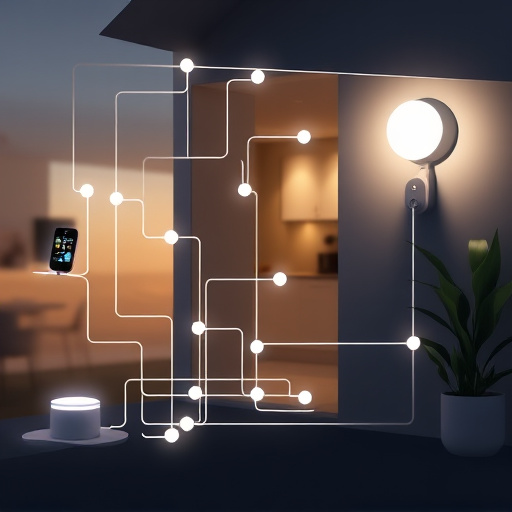 connected smart home with multiple sensors