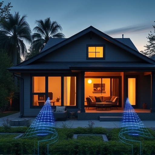 connected smart home with multiple sensors