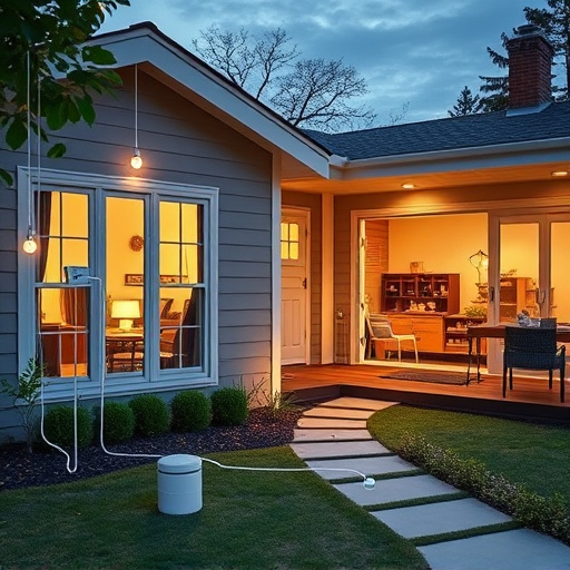 connected smart home with multiple sensors
