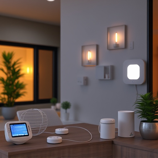 connected smart home with multiple sensors