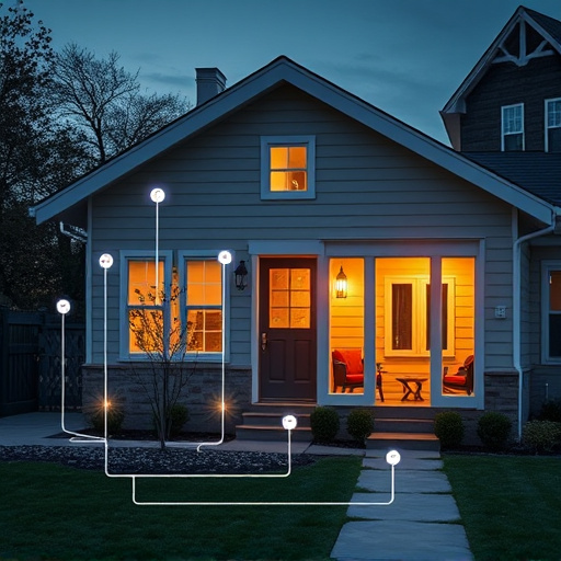 connected smart home with multiple sensors