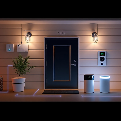 connected smart home with multiple sensors