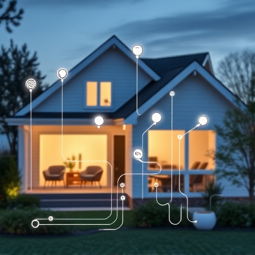connected smart home with multiple sensors