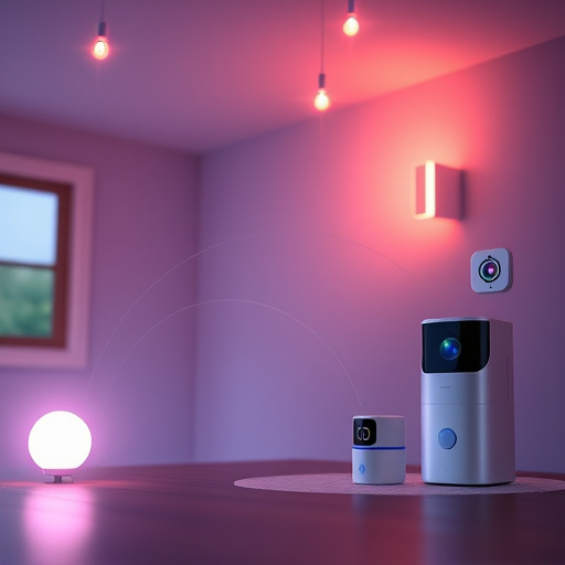 connected smart home with multiple sensors