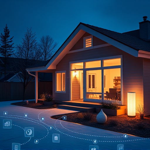 connected smart home with multiple sensors