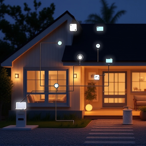 connected smart home with multiple sensors