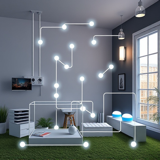 connected smart home with multiple sensors