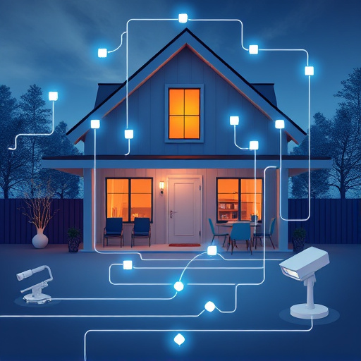 connected smart home with multiple sensors