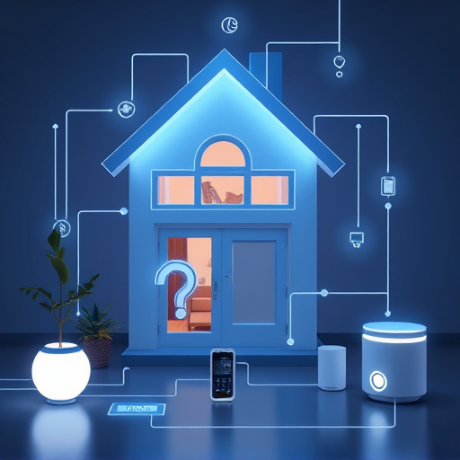 connected smart home with multiple sensors