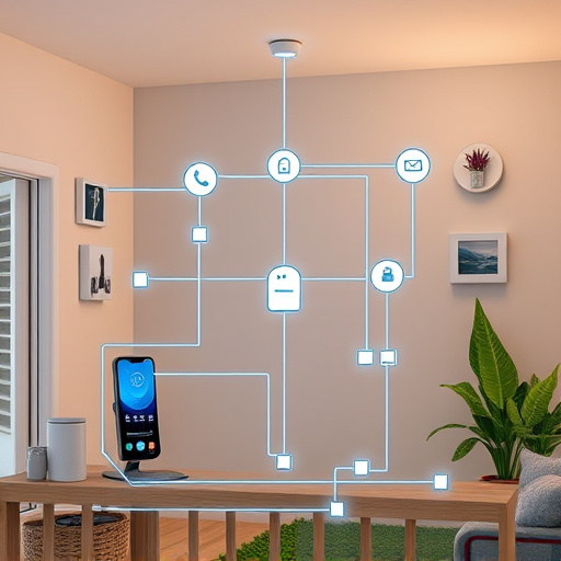 connected smart home with multiple sensors