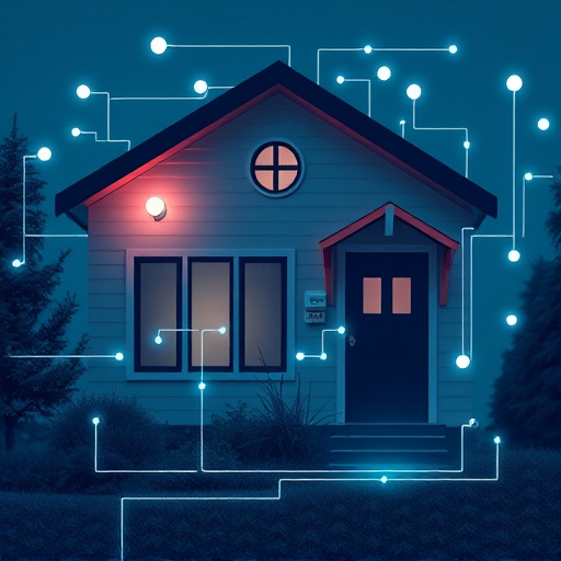 connected smart home with multiple sensors