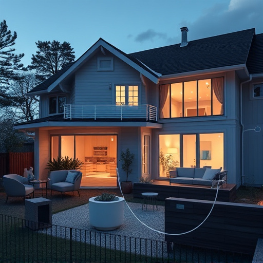 connected smart home with multiple sensors