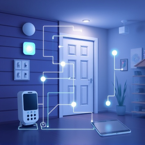 connected smart home with multiple sensors