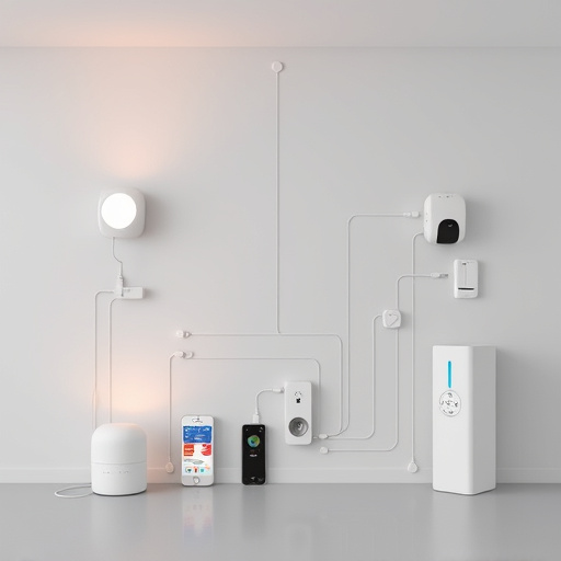 connected smart home with multiple sensors
