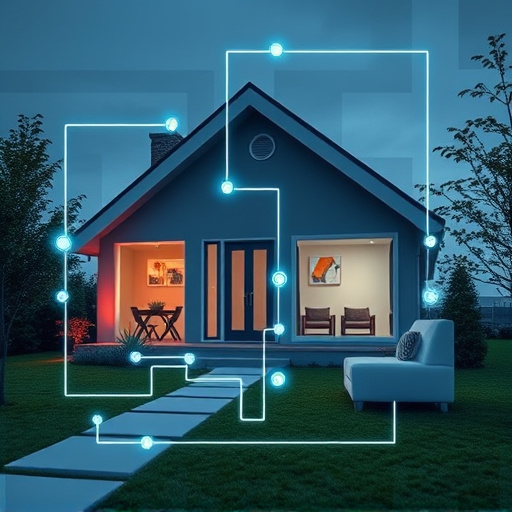 connected smart home with multiple sensors