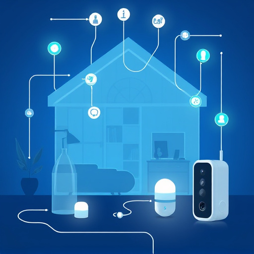 connected smart home with multiple sensors