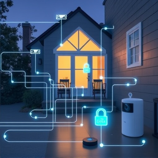 connected smart home with multiple sensors