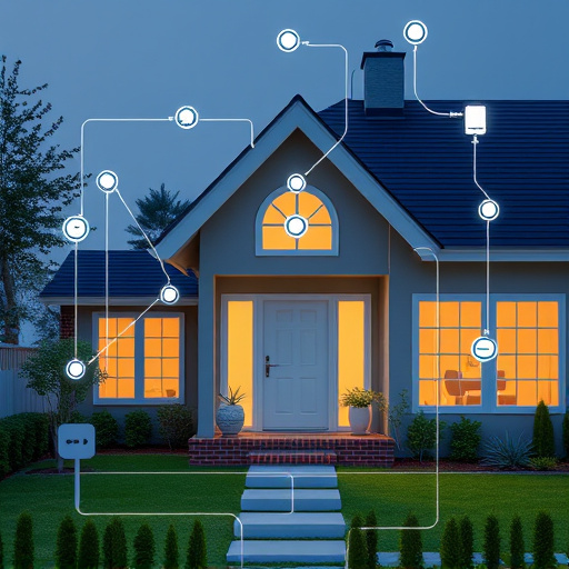 connected smart home with multiple sensors