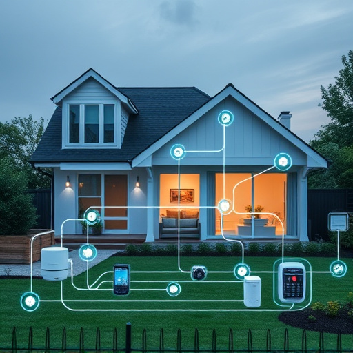 connected smart home with multiple sensors