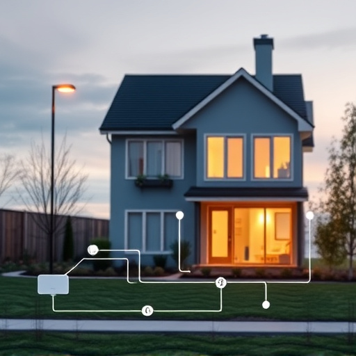 connected smart home with multiple sensors