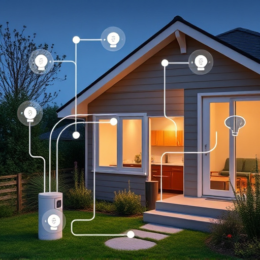 connected smart home with multiple sensors