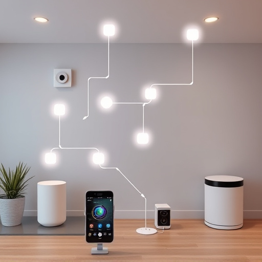 connected smart home with multiple sensors