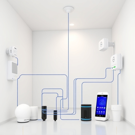 connected smart home with multiple sensors
