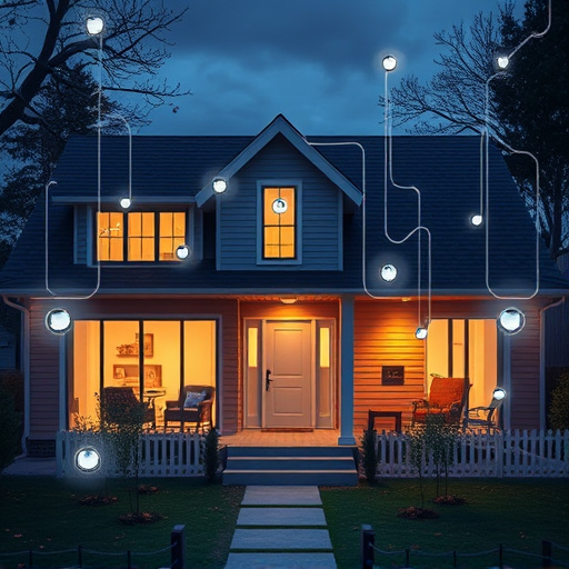 connected smart home with multiple sensors