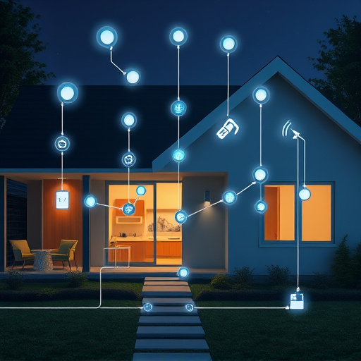 connected smart home with multiple sensors