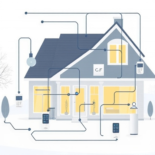 connected smart home with multiple sensors
