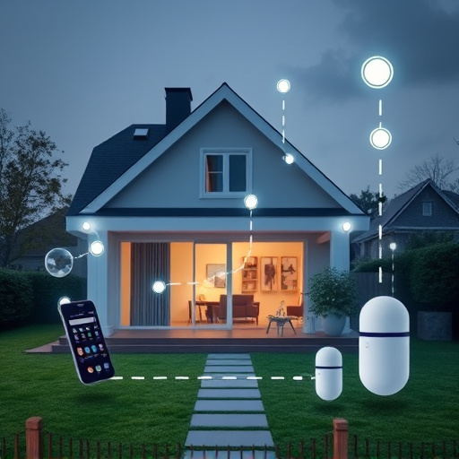 connected smart home with multiple sensors