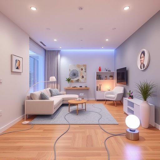 connected smart home with multiple sensors