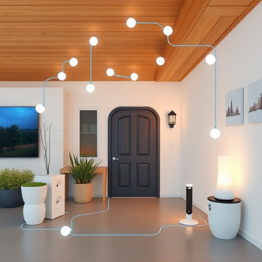 connected smart home with multiple sensors