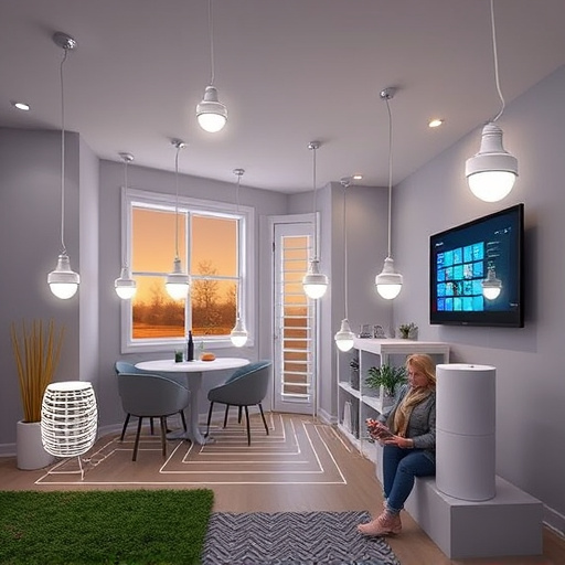 connected smart home with multiple sensors