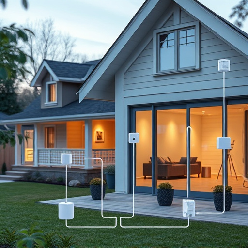 connected smart home with multiple sensors