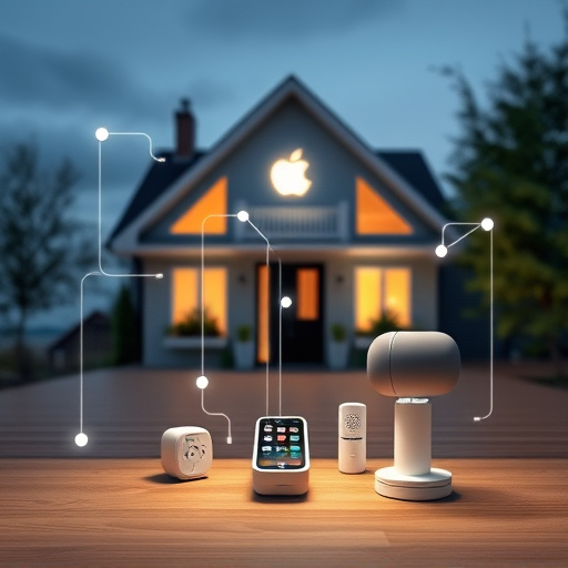 connected smart home with multiple sensors
