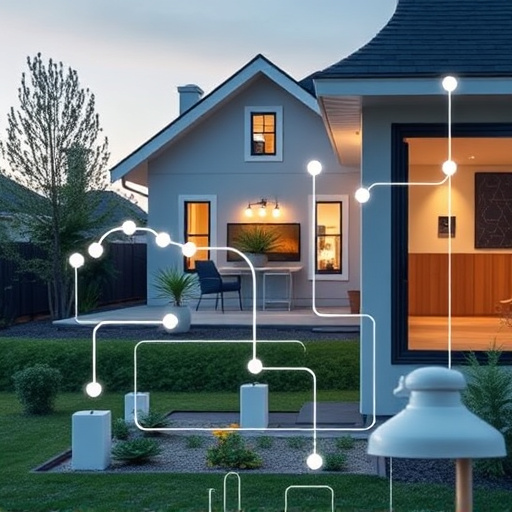 connected smart home with multiple sensors