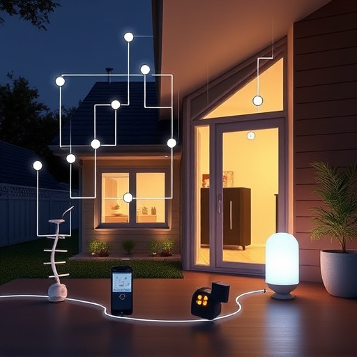connected smart home with multiple sensors