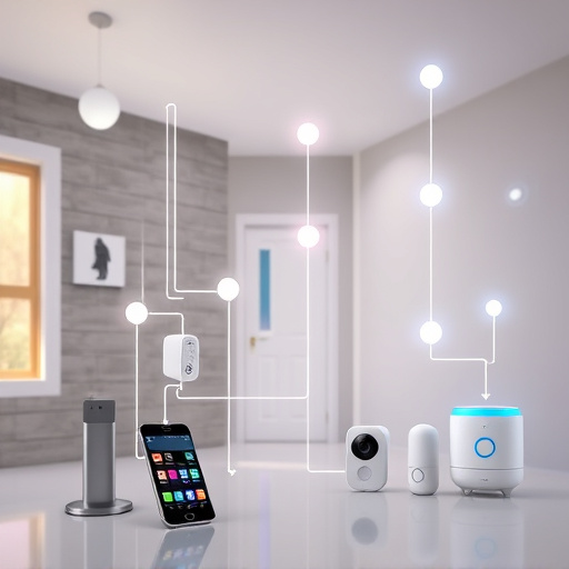 connected smart home with multiple sensors