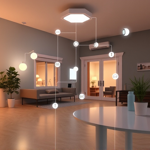 connected smart home with multiple sensors