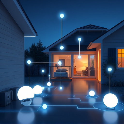 connected smart home with multiple sensors
