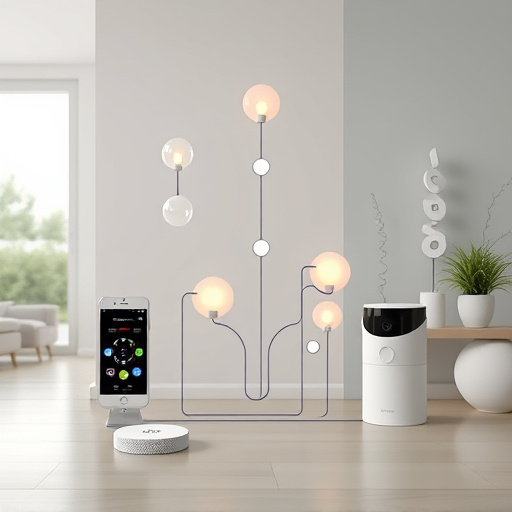 connected smart home with multiple sensors