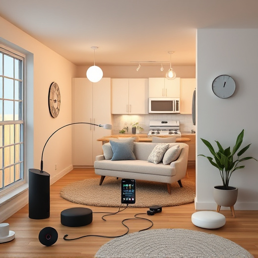 connected smart home with multiple sensors