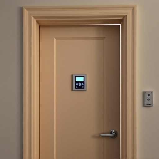 discreet door alarm placed in hostel doorframe