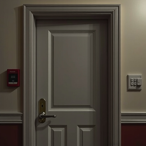 discreet door alarm placed in hostel doorframe