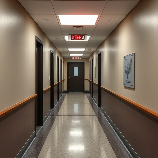 emergency alert system inside hallway