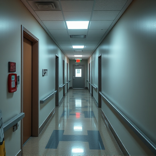 emergency alert system inside hallway