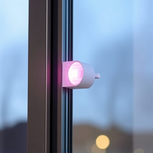 glass break sensor on sliding door